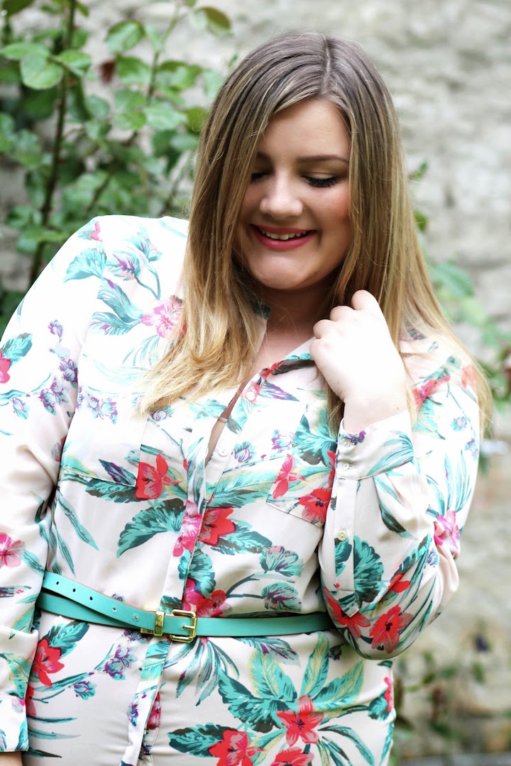 Plus Size Outfit – Flower