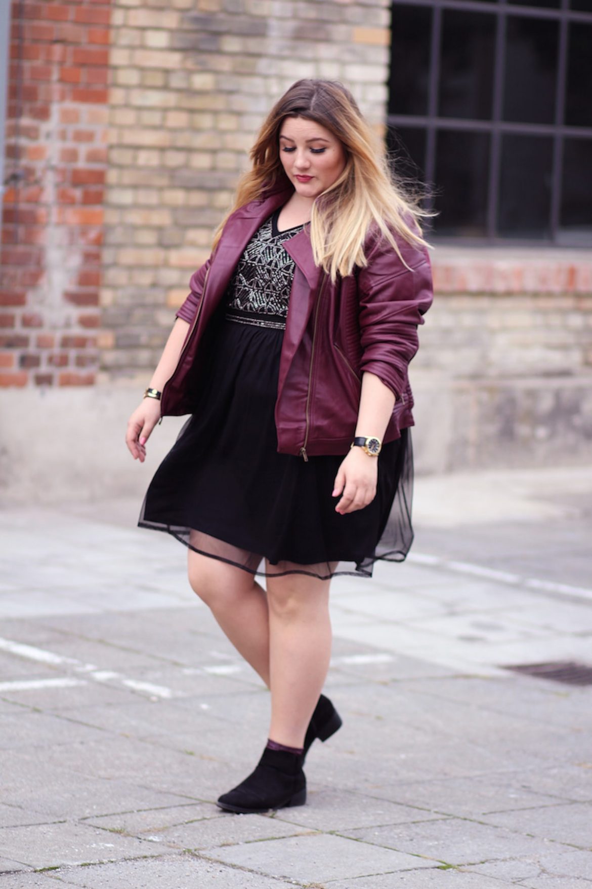 plus size rockstar outfit for chubby
